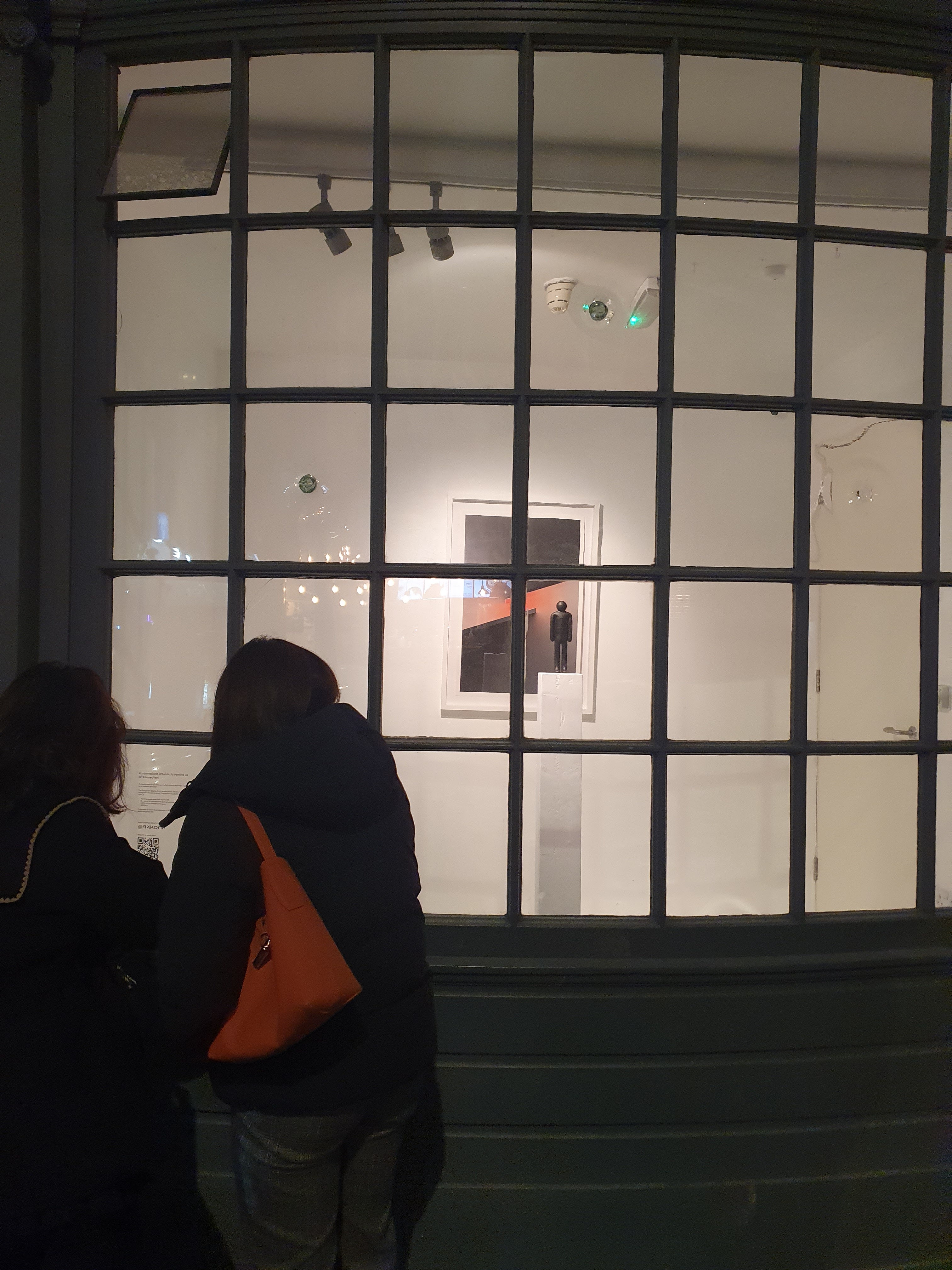 Human Connection exhibition at the Smallest Gallery in Soho